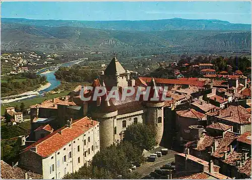 Cartes postales moderne Aubenas Le Chateau et la Vallee de l'Ardeche