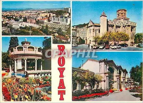 Cartes postales moderne Royat P de D Stataion du Coeur Vue genearle L'Eglise