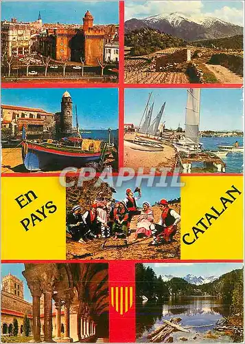 Moderne Karte En Pays Catalan Perpignan Collioure La Cargolade