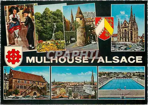 Cartes postales moderne Mulhouse Alsace