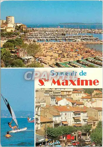 Moderne Karte Souvenir de Ste Maxime