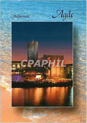Cartes postales moderne Mediterranee Agde Ancienne cite et port jonde par les grecs