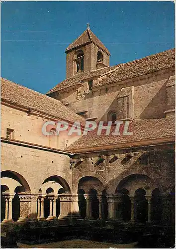 Cartes postales moderne Abbaye de Senanque Gordes Cloitre et clocher