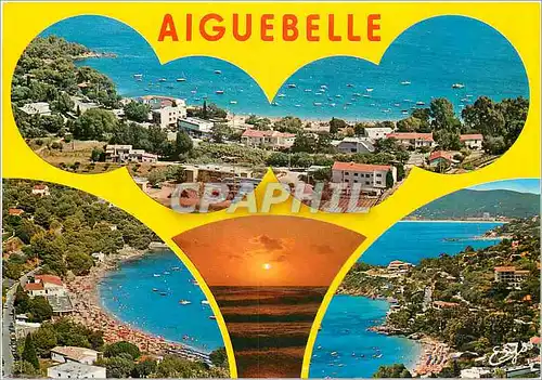 Cartes postales moderne Aiguebelle Var Le rivage vu de la colline