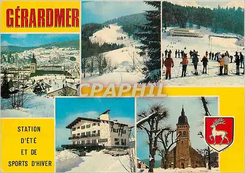 Moderne Karte Gerardmer Station d'ete et de Sports d'hiver