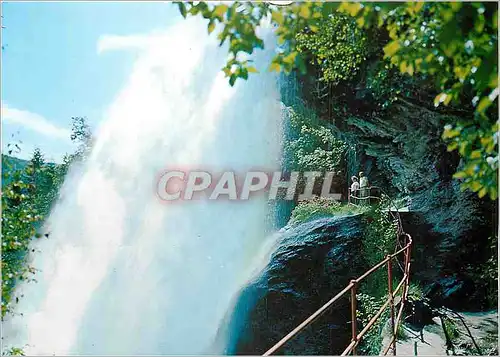 Moderne Karte Norway Steindalsfoss waterfall