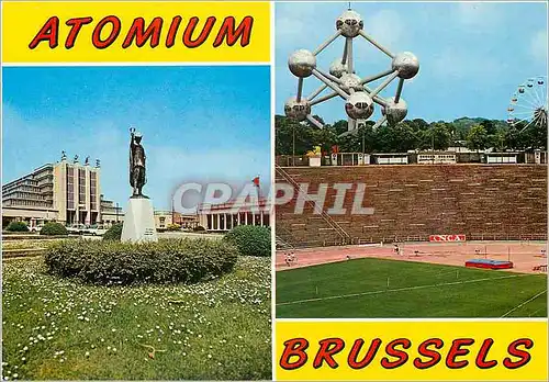 Moderne Karte Atomium Brussels