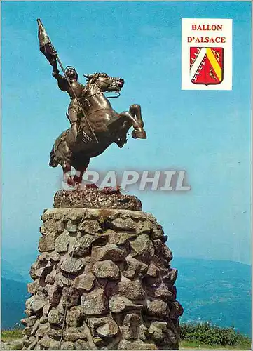 Cartes postales moderne Le Ballon d'Alsace Vosges Statue de Jeanne d'Arc