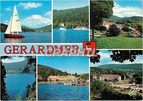 Cartes postales moderne Gerardmer Vosges Differents aspects du lac