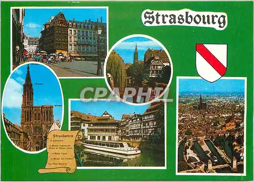 Cartes postales moderne Strasbourg Maison Kammerzell Cathedrale