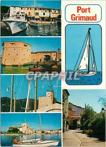 Cartes postales moderne Port Grimaud Var Cite lacustre realisee par Etige et Manera SA
