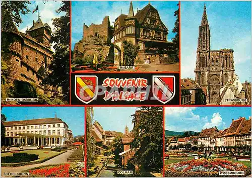 Cartes postales moderne Souvenir d'Alsace