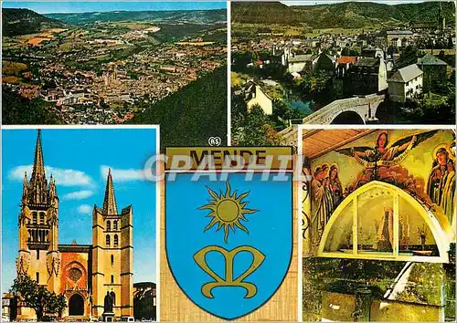 Cartes postales moderne Mende Lozere Vue generale et Pont Notre Dame