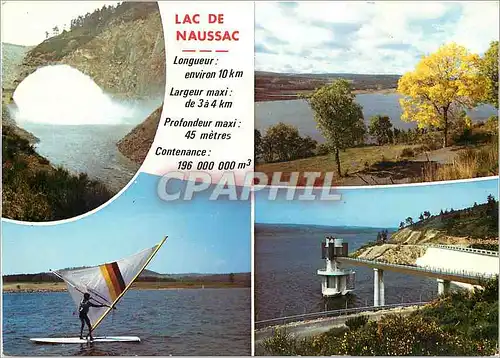 Cartes postales moderne Lac de Naussac Lozere