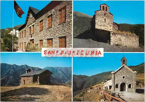 Cartes postales moderne Valls d'Andorra Saint Julia de Loria Mairie de St Julia de Loria