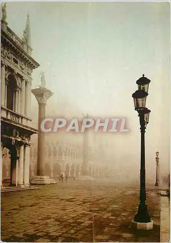 Cartes postales moderne Venezia Petite Place St Marc dans le brouillard