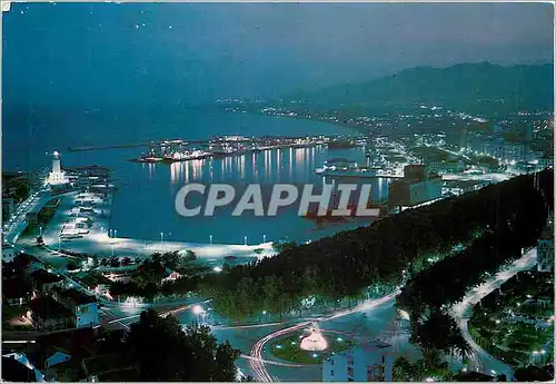 Cartes postales moderne Malaga Le port