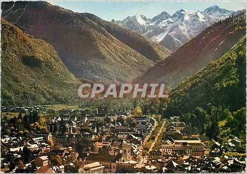 Cartes postales moderne Luchon Haute Garonne Vue generale et le Port de Venasque