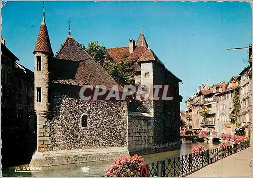 Cartes postales moderne Annecy Haute Savoie Le Palais de l'Isle et les rives du Thiou