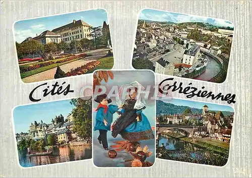 Cartes postales moderne Cites Correziennes Brive Tulle Uzerche Argentat
