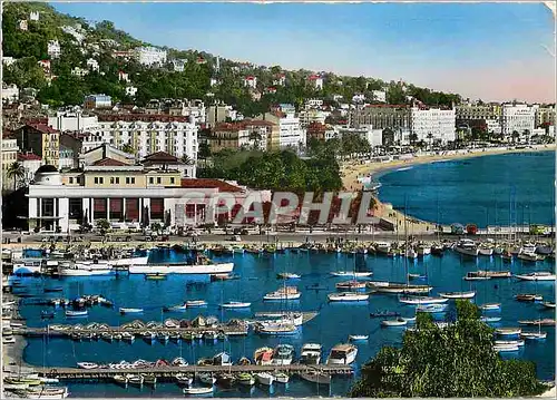 Cartes postales moderne Cannes Le port le casino la Croisette