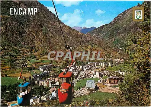 Cartes postales moderne Valls d'Andorra Encamp Vue generale