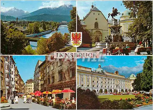 Cartes postales moderne Alpenstadt Innsbruck Innsbruck gegen Suden