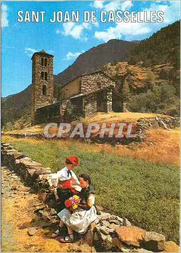 Cartes postales moderne Saint Joan de Casselles Valls d'Andorra Canillo Eglise romane de San Juan de Casselles