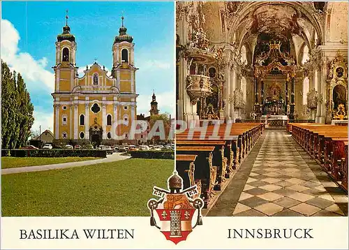 Moderne Karte Basilika Wilten Innsbruck