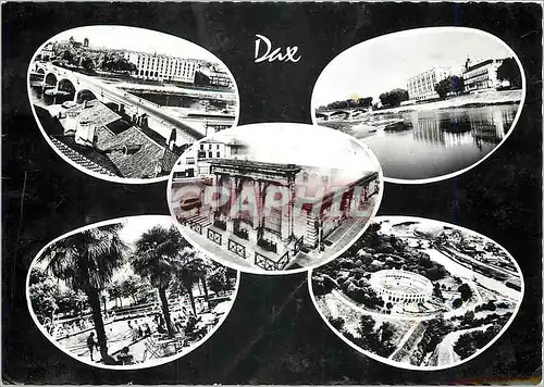 Cartes postales moderne Dax Landes Le Pont sur l'Adour Hotel