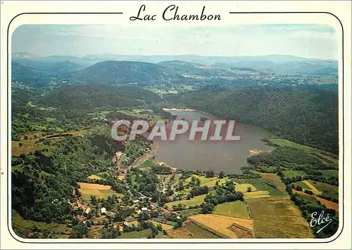 Cartes postales moderne Lac Chambon vue generale