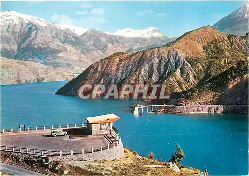 Cartes postales moderne Barrage et lac de Serre Poncon Le Belvedere Les montagnes de l'Ubaye