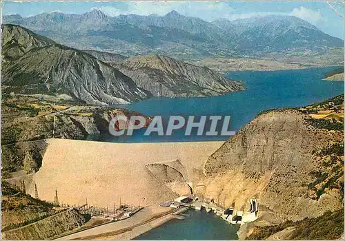 Cartes postales moderne Haute Vallee de la Durance barrage et lac de Serre Poncon