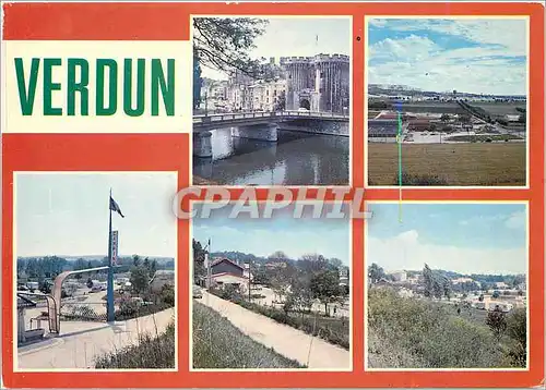 Cartes postales moderne Verdun Meuse La porte Chaussee Le terrain de camping