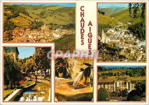 Cartes postales moderne Chaudes Aigues Cantal Station Thermale aux eaux les plus chaudes d'Europe