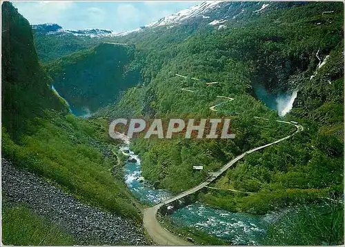 Cartes postales moderne Norway View of Naeroydal valley towards