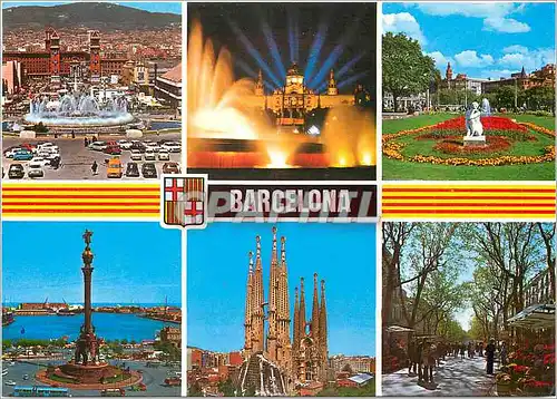 Cartes postales moderne Barcelona Divers aspects