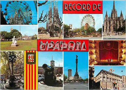 Cartes postales moderne Barcelona Divers espects