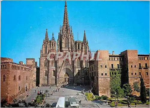 Cartes postales moderne Barcelona La Catedral