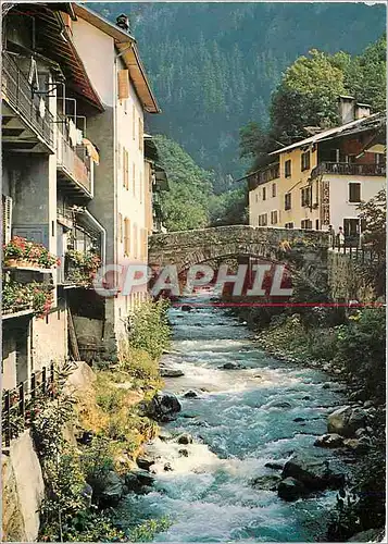 Moderne Karte Beaufort sur Doron Savoie Le Doron et le Vieux Pont