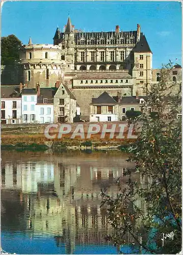 Cartes postales moderne Val de la Loire Amboise Indre et Loire Le Chateau sur les bords de la Loire