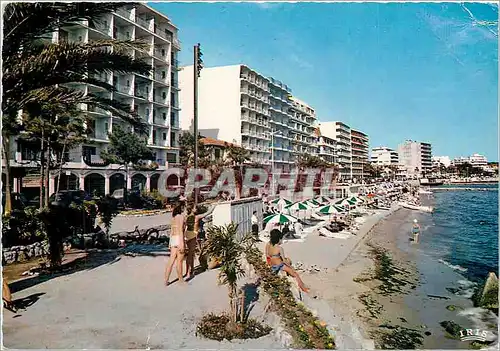 Cartes postales moderne Juan les Pins AM La nouvelle promenade du bord de mer