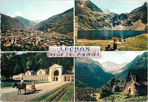 Cartes postales moderne Luchon Haute Garonne Vue generale Le lac d'Oo