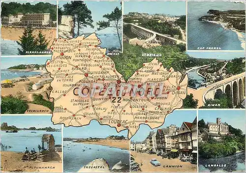 Cartes postales moderne Les Cotes du Nord Perros Guirec Brehat St Brieuc Cap Frehel Ploumanach Lannion Lamballe Tregaste