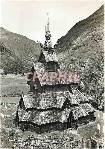 Cartes postales moderne Borgund Eglise