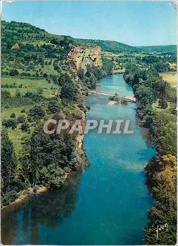 Cartes postales moderne La Vallee du Lot a Saint Cirq Lapopie Lot