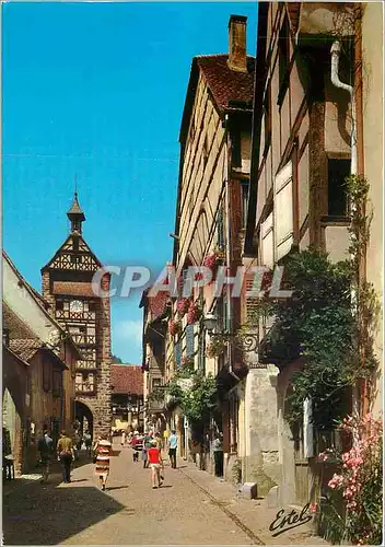 Moderne Karte Riquewihr Haut Rhin Vieilles demeures Au fond le Dolder