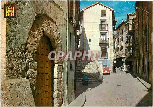 Moderne Karte Morella Castellane Rue de El Pilar