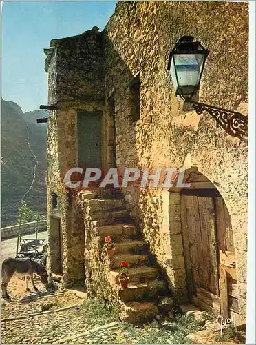 Cartes postales moderne Sainte Agnes Alpes Maritimes Vieille rue Environs de Menton