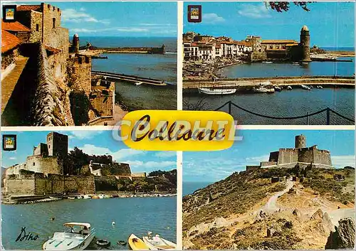Cartes postales moderne Collioure Celebre Port Catalan Divers aspects